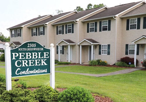 Pebble Creek Condominiums property